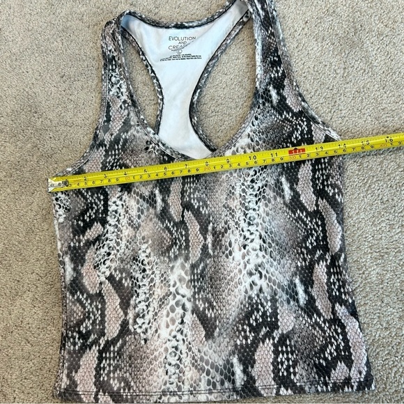 EVOLUTION and Creation animal snake print tank top size L - Picture 8 of 9